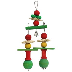 Jingle Bells Stacker Christmas Parrot Toy