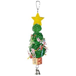 Vine Ball Christmas Tree Parrot Toy