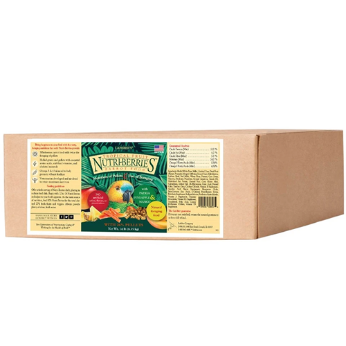 Lafeber NutriBerries Tropical Fruit Food or Treat For Parrots - 6.4kg
